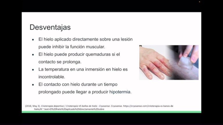 Beneficios de la Crioterapia Corporal y Ba&ntilde;os de Hielo